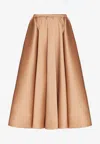 Valentino Techno Duchesse Midi Skirt