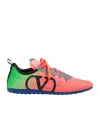Valentino Garavani Chromathon Trainer In Technical Fabric In Multicolour