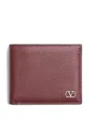 Valentino Bi-fold Textured Vlogo Signature Wallet