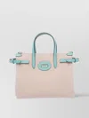 Valentino Antibes Canvas And Karung Shopping Tote Bag