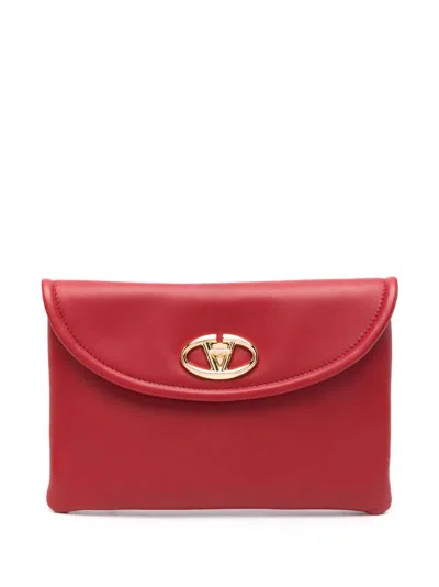 Valentino Garavani The Bold Edition Vlogo Make-up Bag In Red