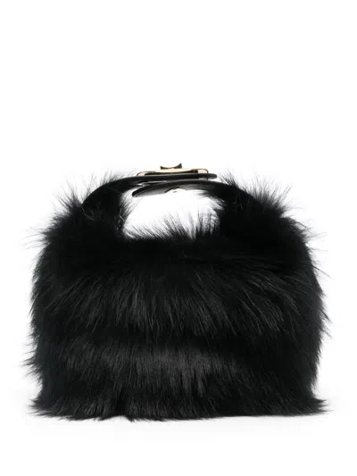 Valentino Garavani The Bold Edition Vlogo Mini Bag In Black