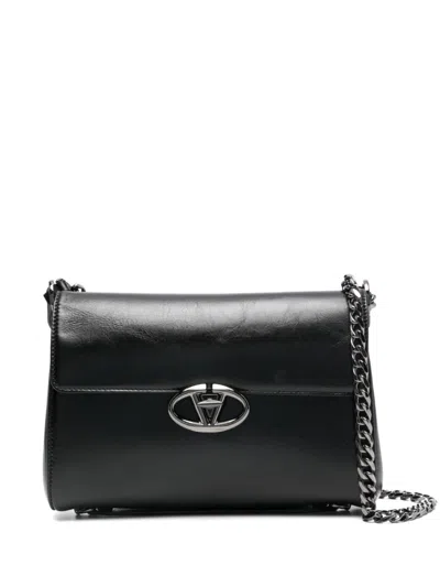 Valentino Garavani The Bold Edition Vlogo Shoulder Bag In Black