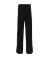 Valentino Ticker Logo-print Track Pants In Black