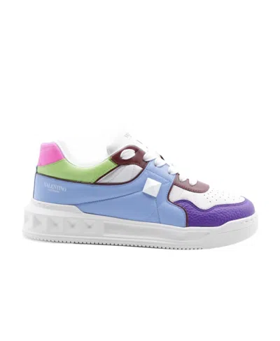 Valentino Garavani Tie Casual Sports Shoes In White