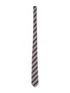 Valentino Slim Striped Pointed Tip Tie