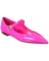 Valentino Tiptoe Patent Flat In Pink