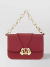 Valentino Tiziano Leather Handbag Gold-tone Chain