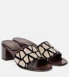 Valentino Vlogo Signature Block-heel Mules In Schwarz