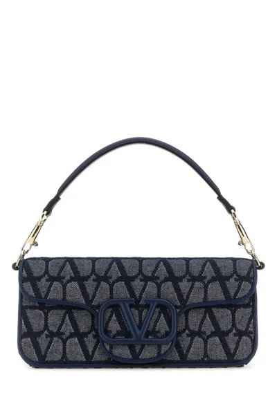 Valentino Garavani Toile Iconographe And Leather Locã² Handbag