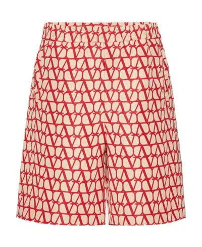 VALENTINO VALENTINO TOILE ICONOGRAPHE STRAIGHT HEM SHORTS