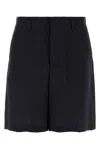 Valentino Tailored Stretch-cotton Chino Shorts In Blue