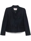 Valentino Toile Iconographe Blazer In Blue