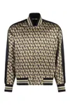 Valentino Toile Iconographe Print Bomber Jacket In Beige