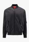 Valentino Nylon Jacket With Toile Iconographe Print In Black