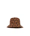 Valentino Toile Iconographe Bucket Hat In Brown