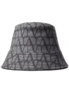 Valentino Toile Iconographe Bucket Hat In Grey