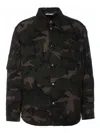 Valentino Toile Iconographe Camouflage Jacket In Verde