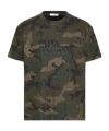 Valentino Toile Iconographe Camouflage-print T-shirt In Green