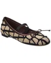 Valentino Ballerinas With Iconographic Motif And Bow Detailing In Black