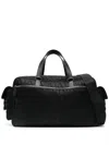 Valentino Toile Iconographe Canvas Duffle Bag In Black