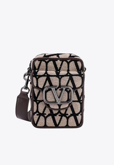 VALENTINO GARAVANI TOILE ICONOGRAPHE CANVAS MESSENGER BAG