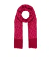 Valentino Toile Iconographe Cashmere Blend Scarf In Red