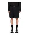 Valentino Black Toile Iconographe Shorts In Black