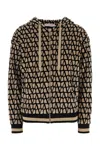 Valentino Iconographer Canvas Sweatshirt Hooded
