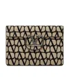Valentino Toile Iconographe Clutch Bag In Black
