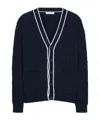 Valentino Toile Iconographe Cotton Cardigan In Black