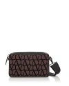 Valentino Toile Iconographe Messenger Bag In Brown/black