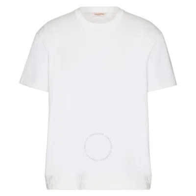 VALENTINO VALENTINO TOILE ICONOGRAPHE DETAIL COTTON T-SHIRT