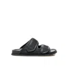 Valentino Toile Iconographe Flat Sandals In Black