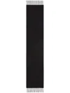 Valentino Toile Iconographe Fringed Scarf In Black