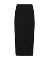 Valentino Toile Iconographe High-waist Midi Skirt In Black