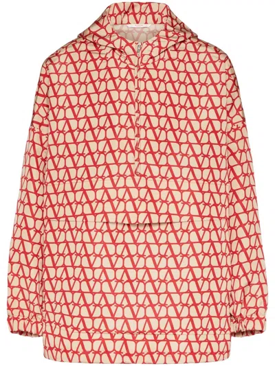 VALENTINO TOILE ICONOGRAPHE HOODIE JACKET