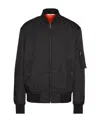 Valentino Nylon Jacket With Toile Iconographe Print In Black