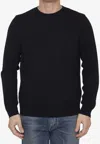 Valentino Men's Ribbed Sweater In Black