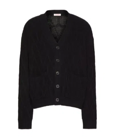 VALENTINO VALENTINO TOILE ICONOGRAPHE BUTTONED CARDIGAN