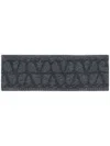 Valentino Toile Iconographe Knitted Headband In Grey