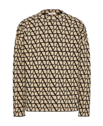 Valentino Toile Iconographe Crewneck Jumper In Multi