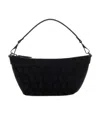 Valentino Garavani Man Toile Iconographe And Leather Handbag In Black