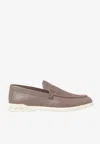 Valentino Toile Iconographe Loafers In Brown