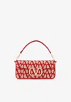 Valentino Toile Iconographe Locò Shoulder Bag In Red