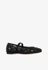 Valentino Flats In Black