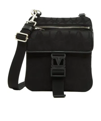 VALENTINO GARAVANI VALENTINO	TOILE ICONOGRAPHE ZIP-UP MESSENGER BAG