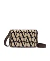 Valentino Toile Iconographe Messenger Bag In Nude