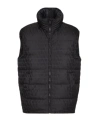 Valentino Iconographe High Neck Padded Quilted Vest In Black