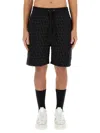 Valentino Geometric Pattern Knee Length Shorts
